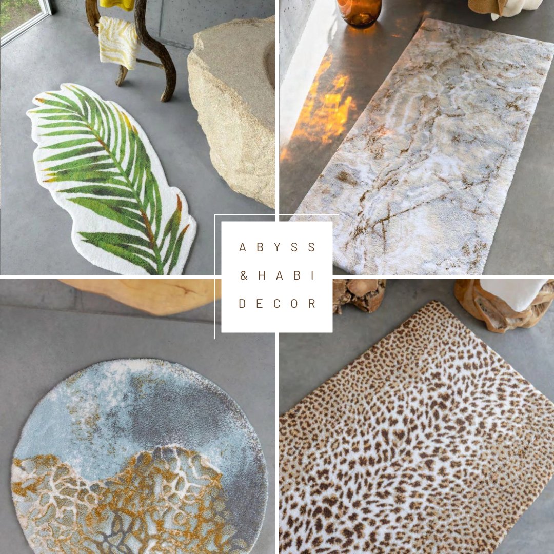 Abyss & Habidecor Egyptian Cotton Bathroom Rug DUNE - |VESIMI Design| Luxury Bathrooms and Home Decor