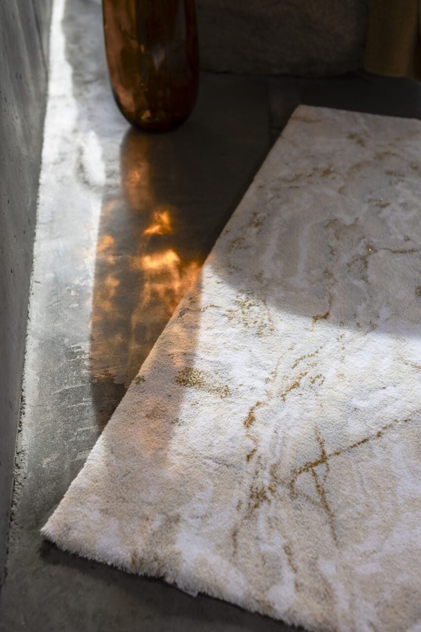 Abyss & Habidecor Egyptian Cotton Beige Bathroom Rug CASTELLO - |VESIMI Design| Luxury Bathrooms and Home Decor