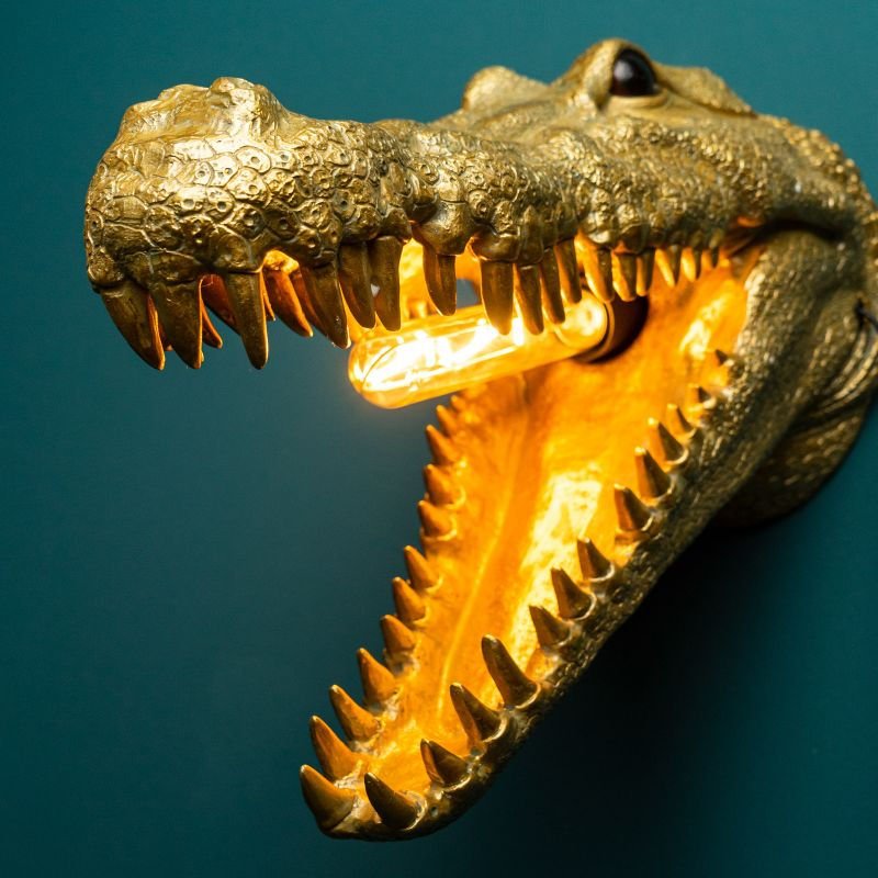 Alberto The Aligatore Design Wall Lamp - |VESIMI Design| Luxury Bathrooms and Home Decor