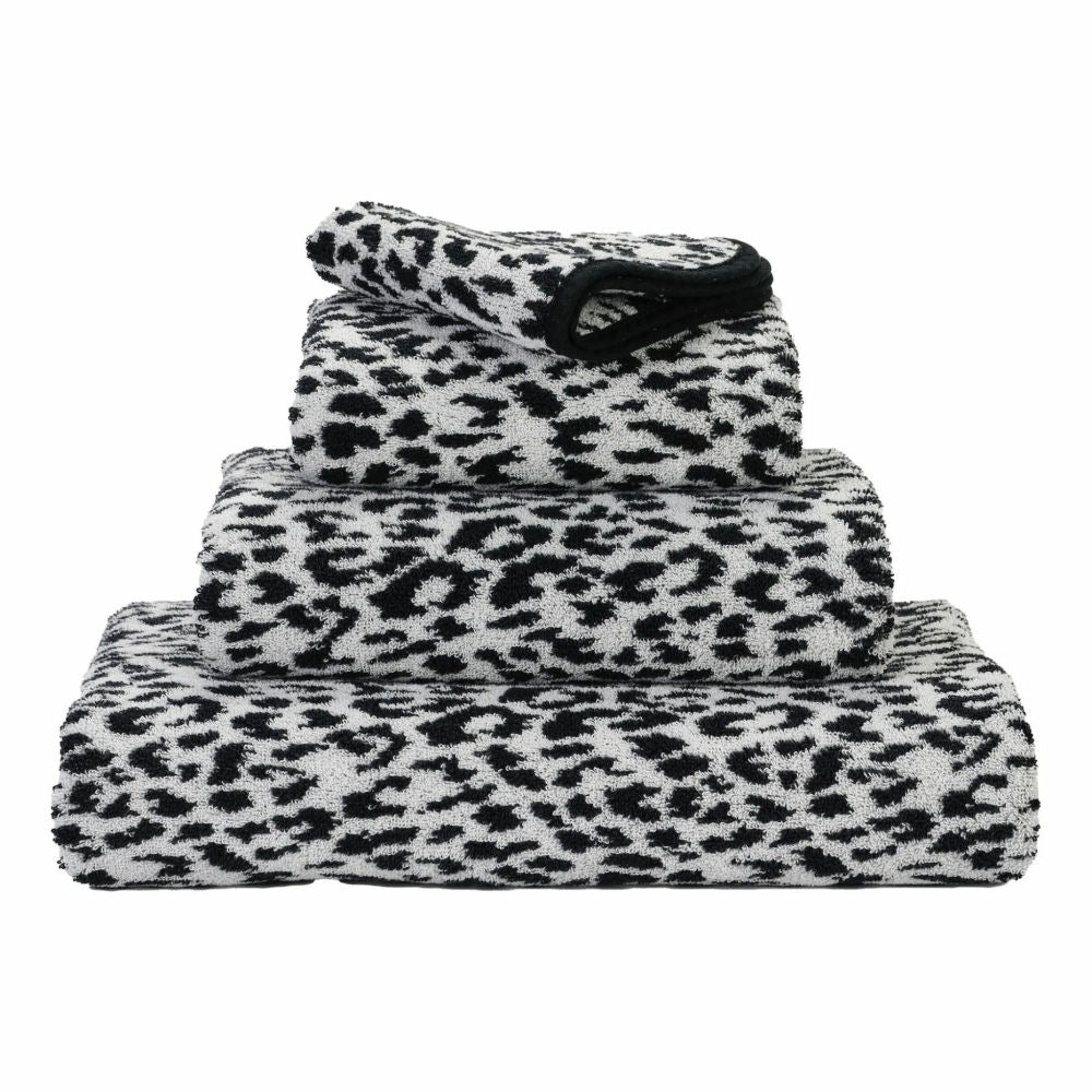 Animal Print Zimba Towels by Abyss & Habidecor / Black - |VESIMI Design| Luxury and Rustic bathrooms online