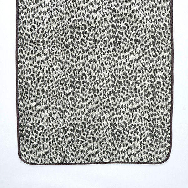 Animal Print Zimba Towels by Abyss & Habidecor / Black - |VESIMI Design| Luxury and Rustic bathrooms online