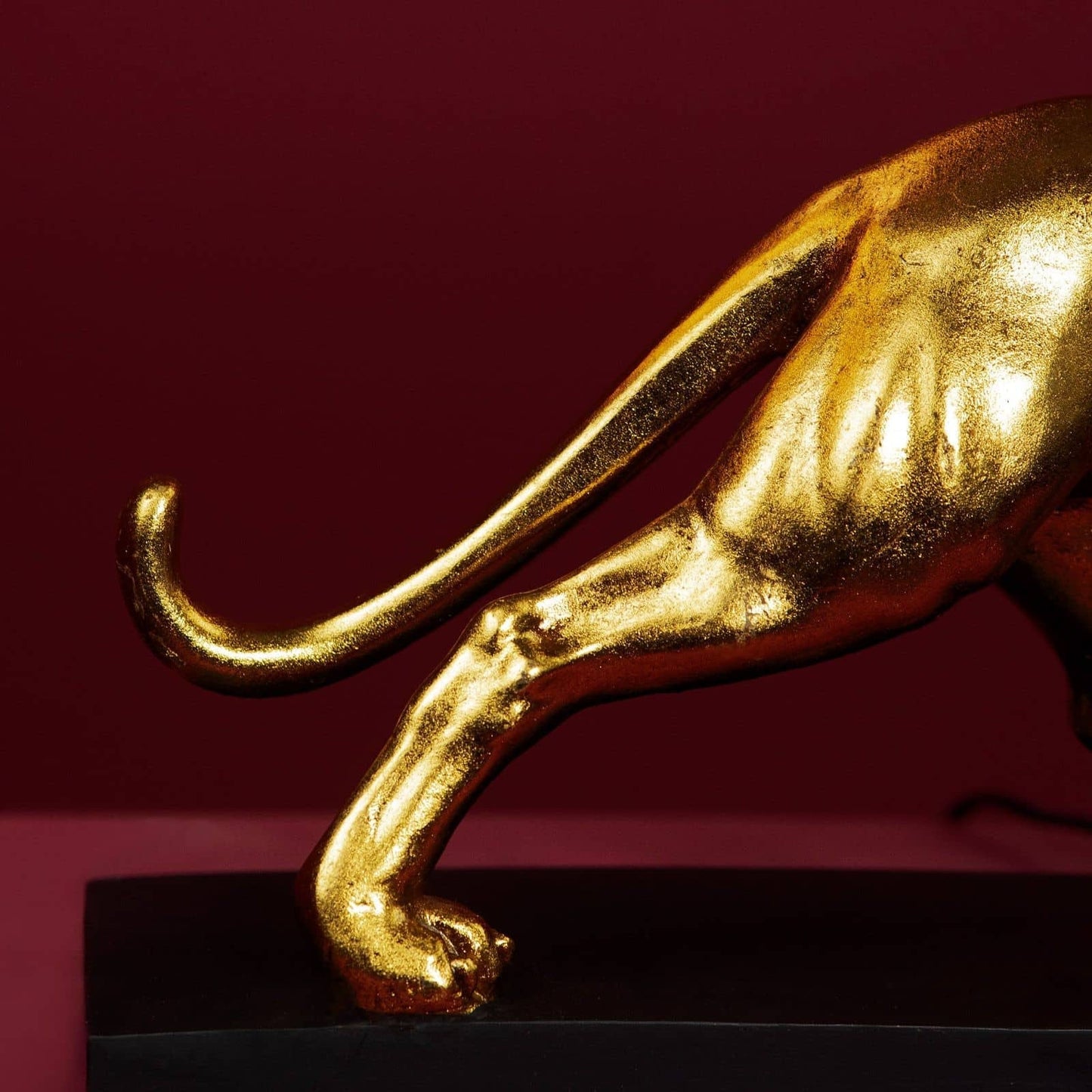 Baghiro Panther Design Table Lamp in Black and Gold - |VESIMI Design| Luxury Bathrooms and Home Decor