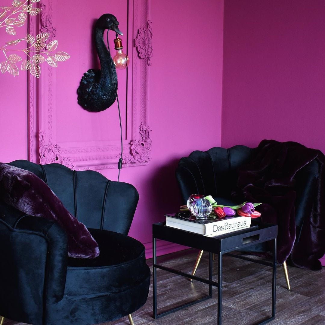 Black Swan Wall Lamp Petra - |VESIMI Design| Luxury Bathrooms and Home Decor