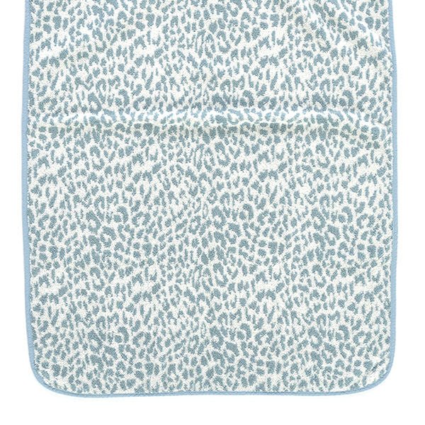 Blue Animal Print Zimba Towels by Abyss & Habidecor / Atlantic - |VESIMI Design| Luxury and Rustic bathrooms online