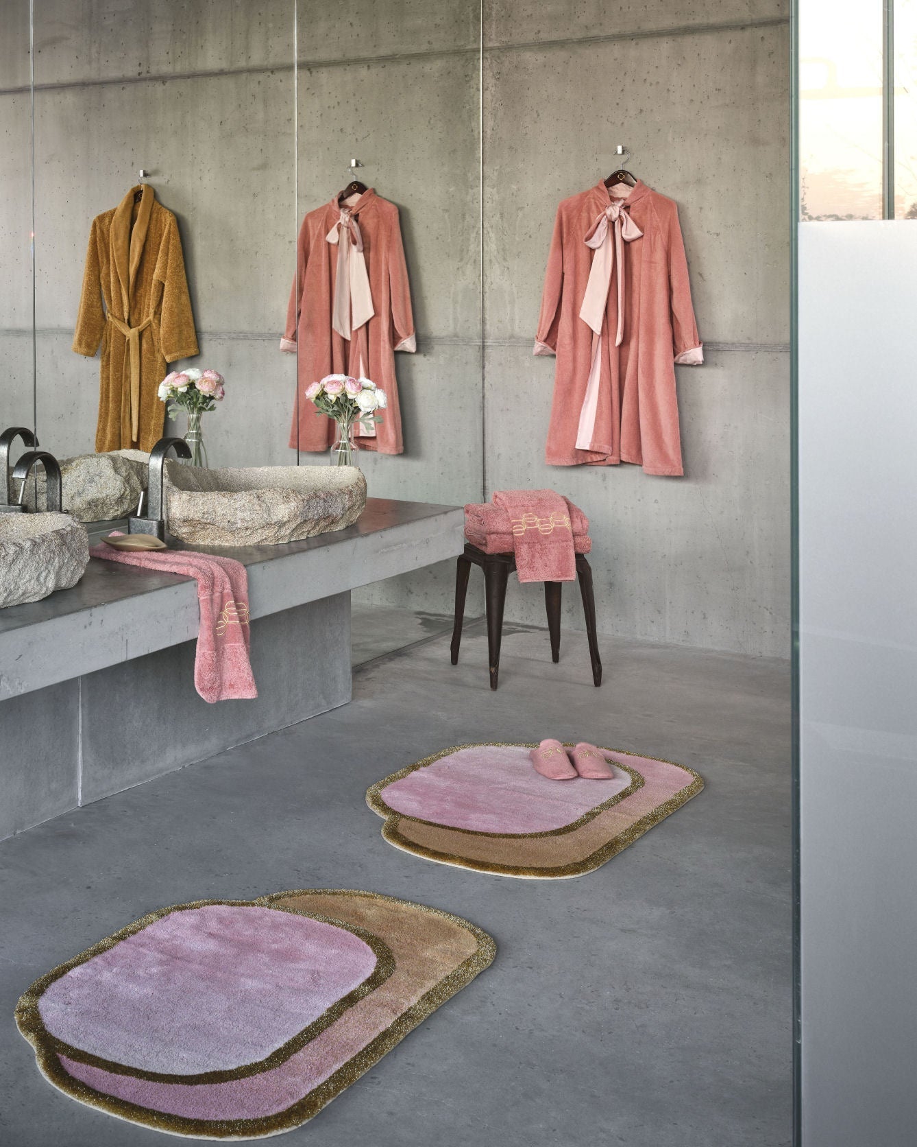 BOUDOIR Luxury Egyptian Cotton Bathroom Rug - |VESIMI Design| Luxury Bathrooms and Home Decor