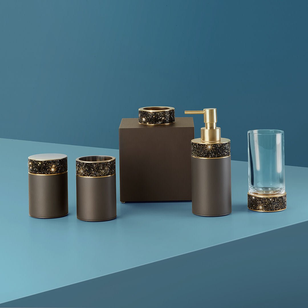 Dark Bronze / Matt Gold Swarowski® Multi-Purpose Box - |VESIMI Design|