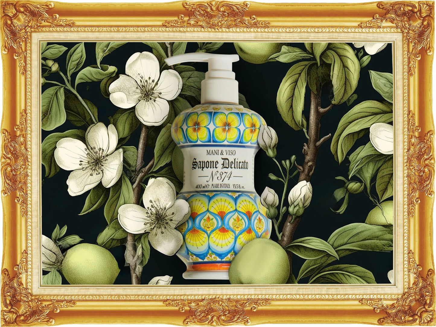 Delicate Hand & Face Soap 400 ml - N.° 374 Pavonis Gli Albarelli - |VESIMI Design| Luxury Bathrooms and Home Decor