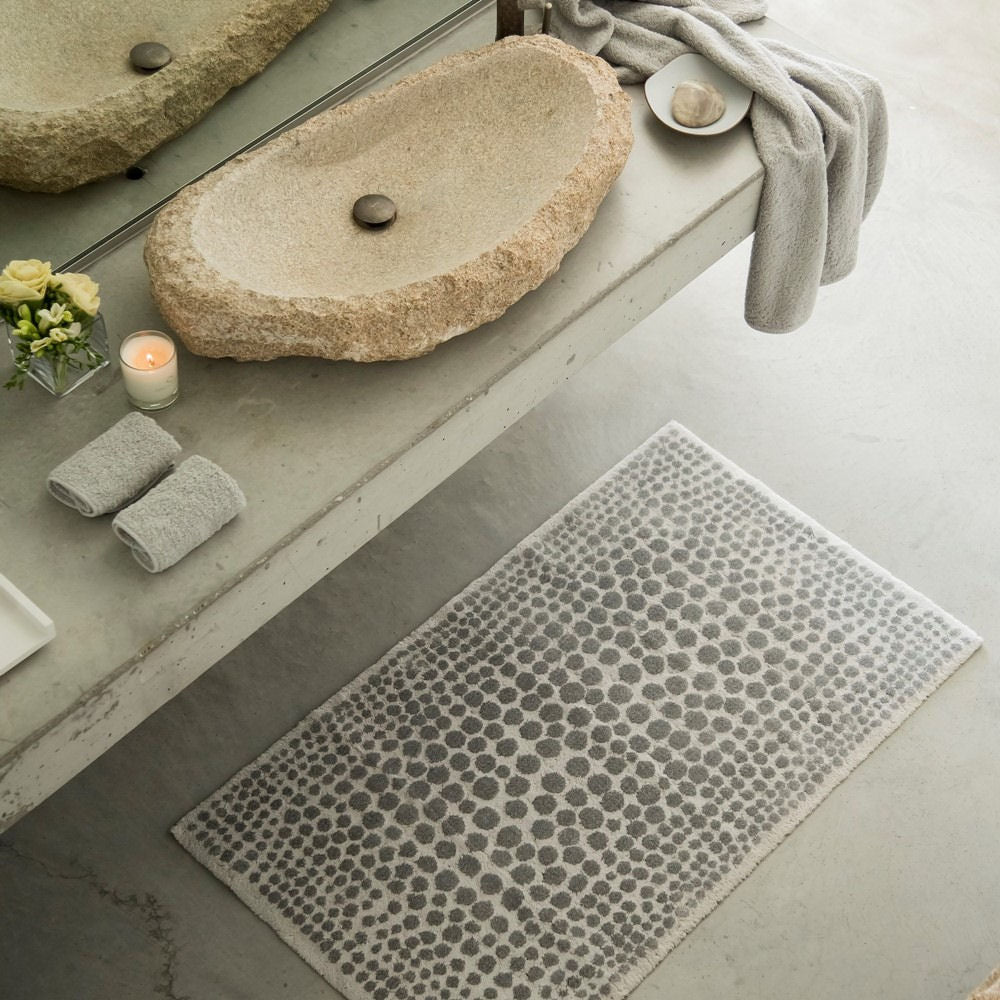 DOLCE Gold Luxury Egyptian Cotton Bathroom Rug by Abyss Habidecor - |VESIMI Design| Luxury and Rustic bathrooms online