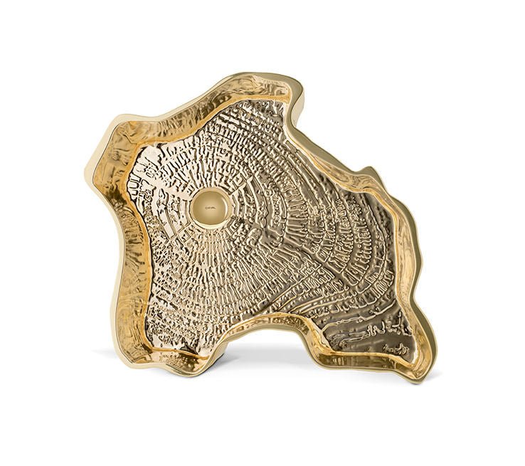 Gold Plated Eden Stone Vessel Sink by Maison Valentina - |VESIMI Design|