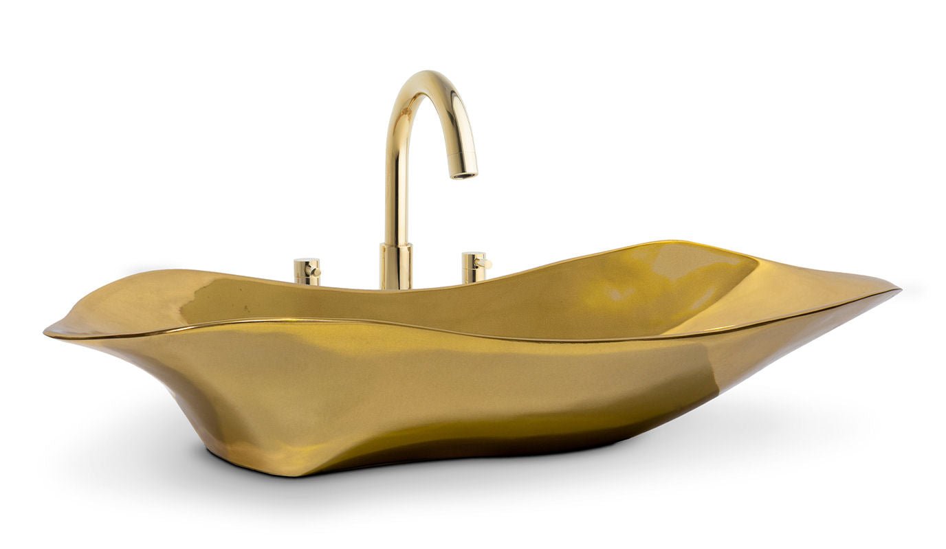 Lapiaz Casted Brass Vessel Sink by Maison Valentina - |VESIMI Design|