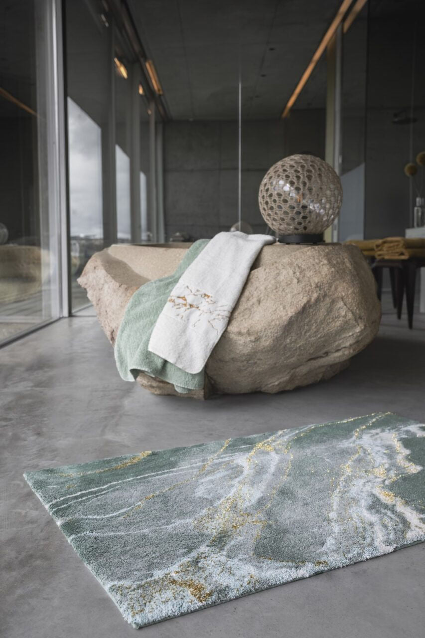 LIPARI Egyptian Cotton Bathroom Rug by Abyss & Habidecor - |VESIMI Design| Luxury Bathrooms and Home Decor