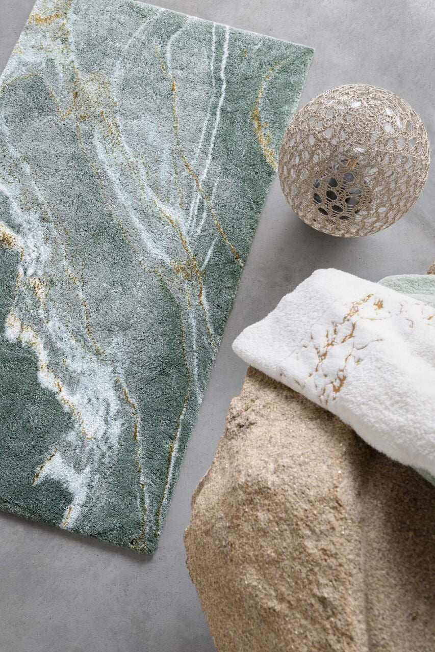 LIPARI Egyptian Cotton Bathroom Rug by Abyss & Habidecor - |VESIMI Design| Luxury Bathrooms and Home Decor