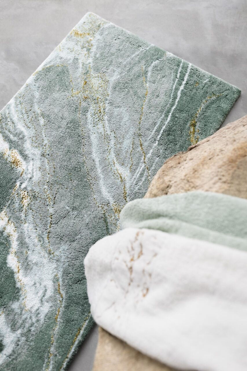 LIPARI Egyptian Cotton Bathroom Rug by Abyss & Habidecor - |VESIMI Design| Luxury Bathrooms and Home Decor