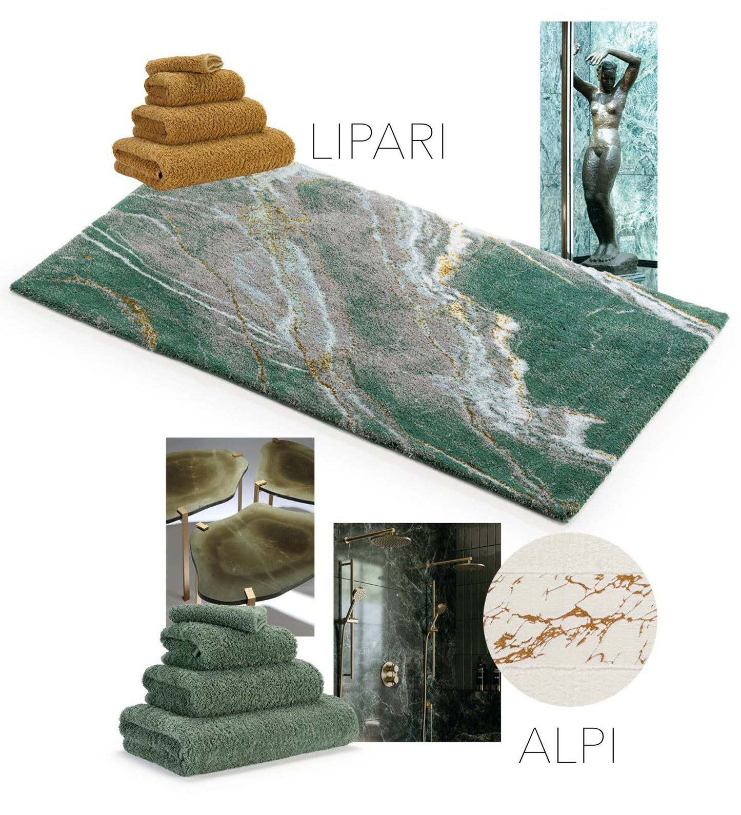 LIPARI koupelnová předložka z egyptské bavlny Abyss & Habidecor
