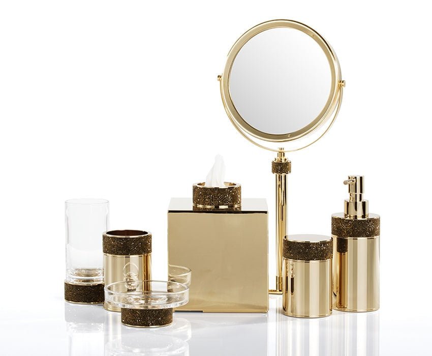 Luxury Shiny Gold Swarowski® Multi-Purpose Box - |VESIMI Design|