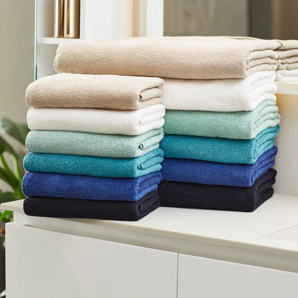Luxury Soft Egyptian Cotton Towels TWILL | 103 Ivory - |VESIMI Design|