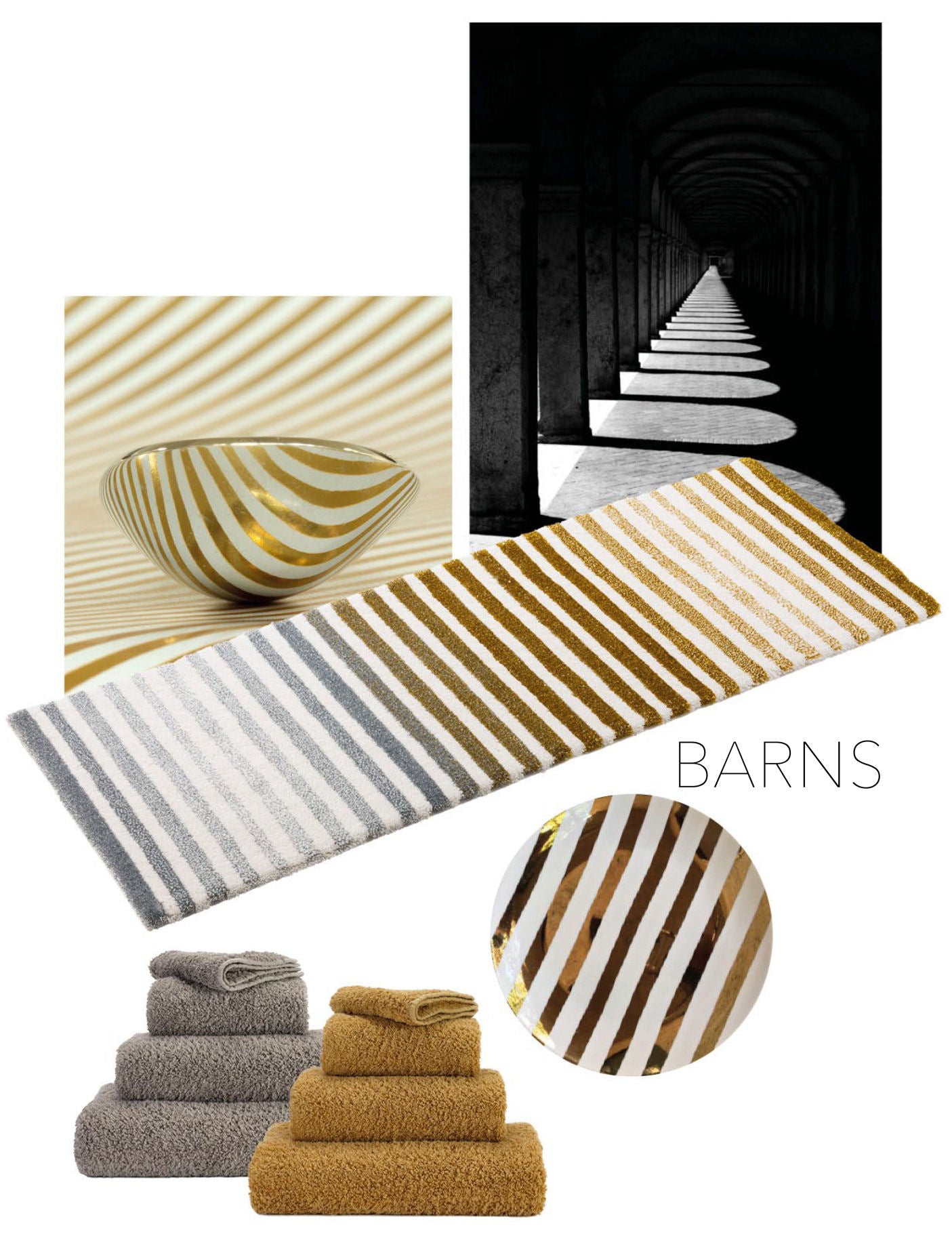 BARNS luxusní třpytivá koupelnová předložka Abyss & Habidecor