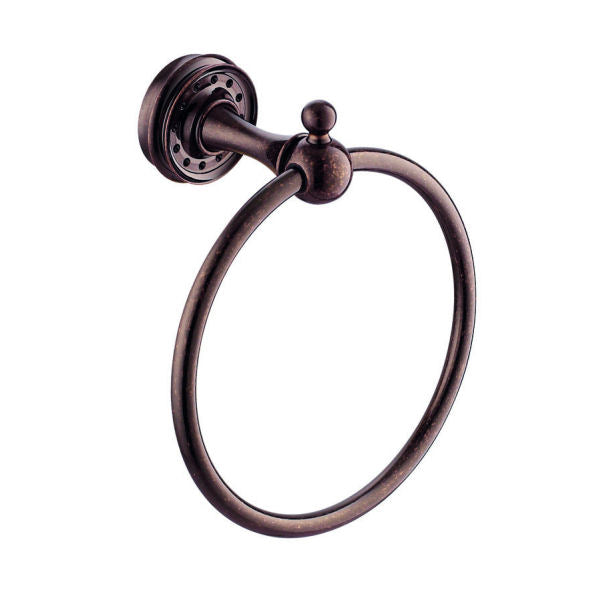 Retro držák na ručníky Ring Antique Marble