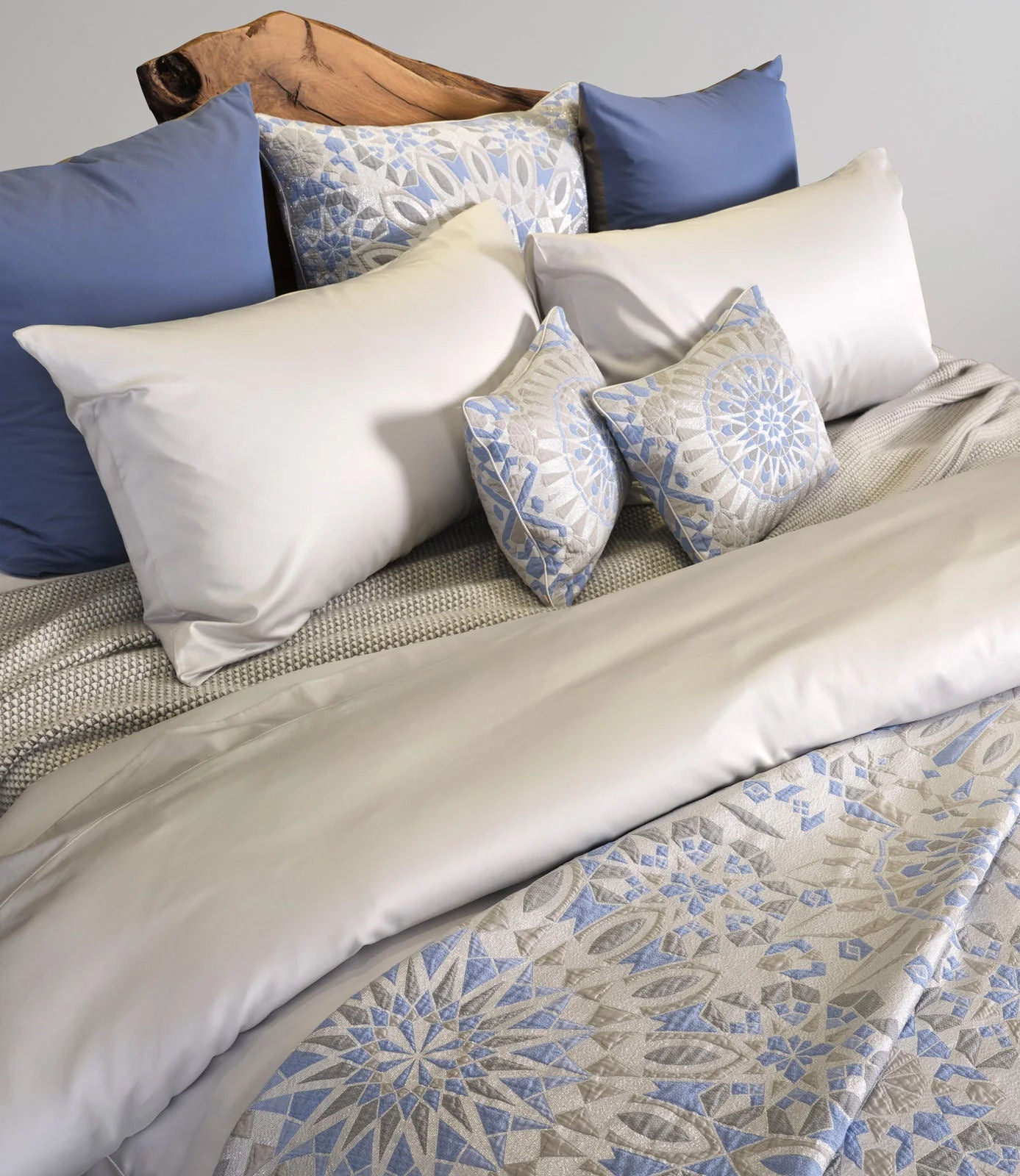 MILENA Egyptian Cotton Bed & Pillow Covers - |VESIMI Design| Luxury Bathrooms and Home Decor