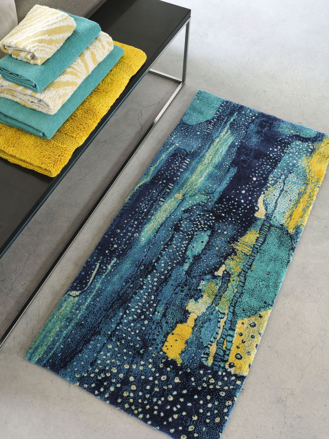 NEREO Egyptian Cotton Bathroom Rug by Abyss & Habidecor - |VESIMI Design| Luxury Bathrooms and Home Decor