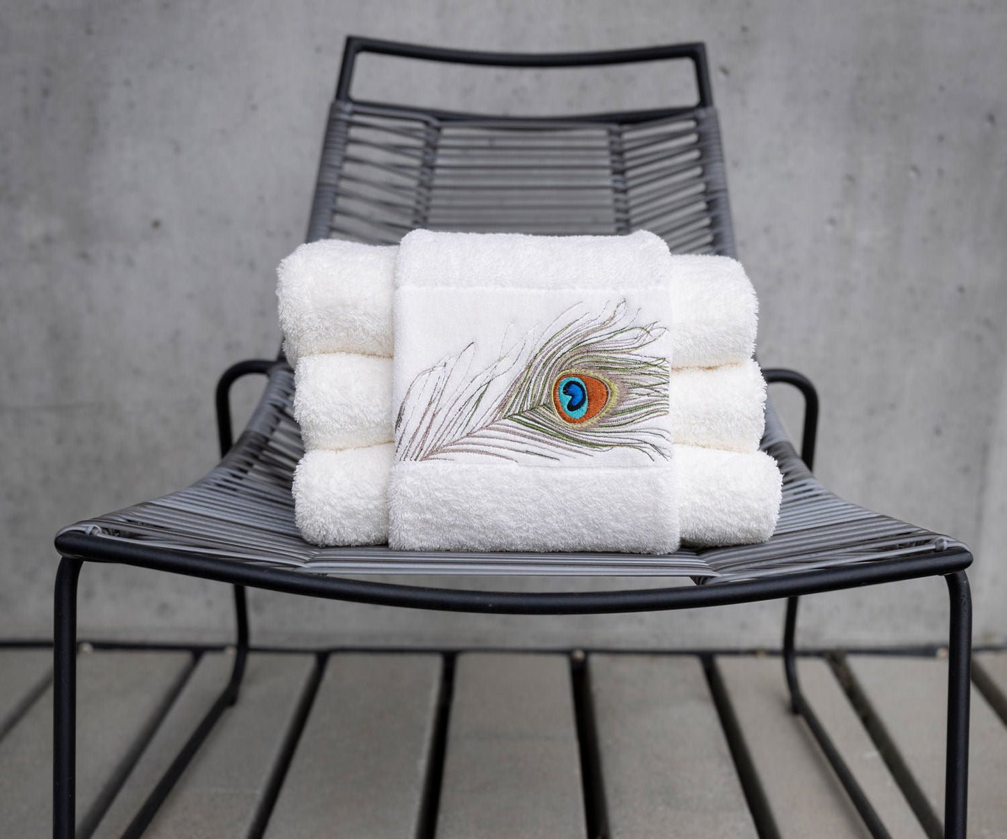 Paleon Luxury Egyptian Cotton Guest Towel by Abyss & Habidecor - |VESIMI Design| Luxury Bathrooms and Home Decor
