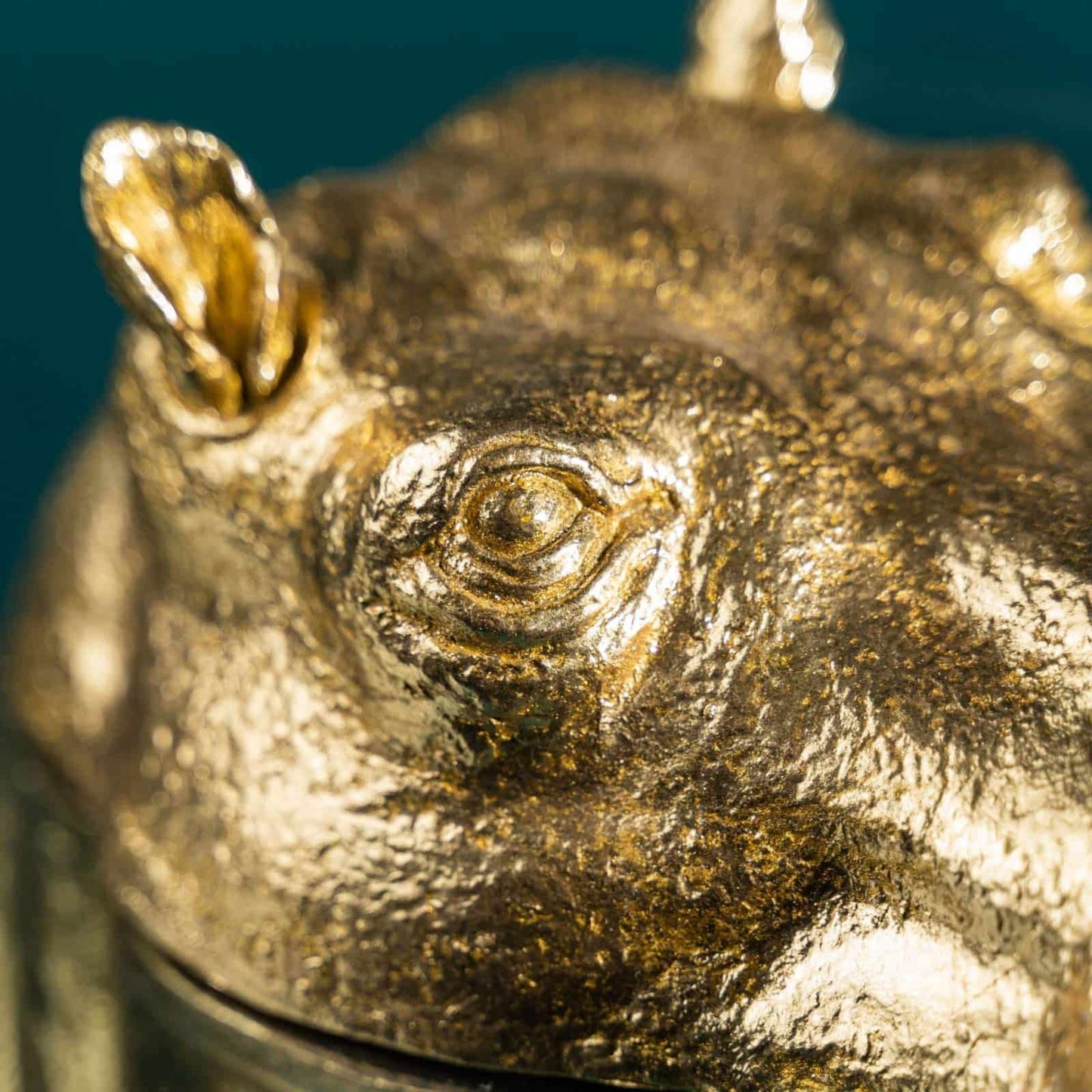 Patty Potamus Gold Side Table - |VESIMI Design| Luxury Bathrooms and Home Decor