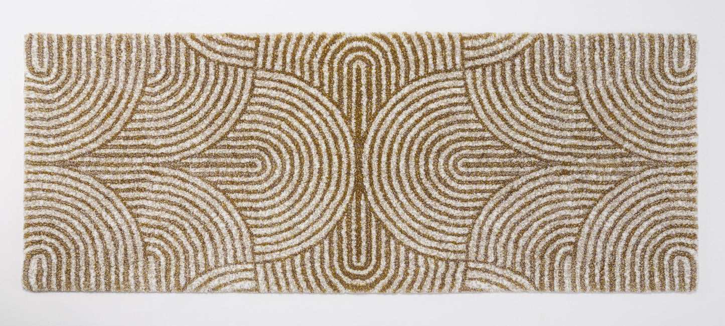PETAL Egyptian Cotton Gold Bathroom Rug by Abyss & Habidecor