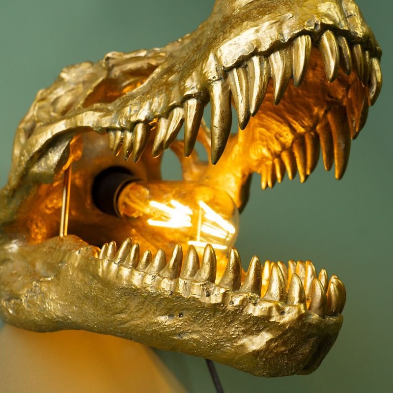 Rexy The Dinosaur Wall Lamp - |VESIMI Design| Luxury Bathrooms and Home Decor