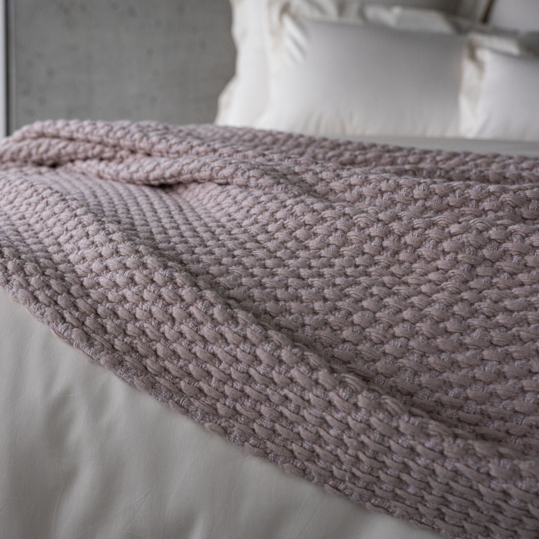 RHOMB Luxury Cashmere Bed Cover / Plaid by Celso de Lemos - |VESIMI Design|