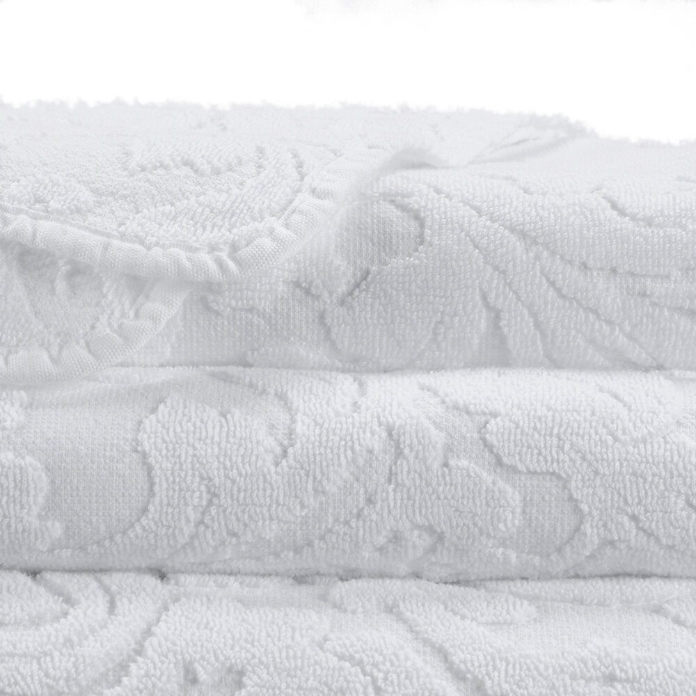 Romantic Egyptian Cotton Bathroom Towels - 100 White - |VESIMI Design| Luxury and Rustic bathrooms online