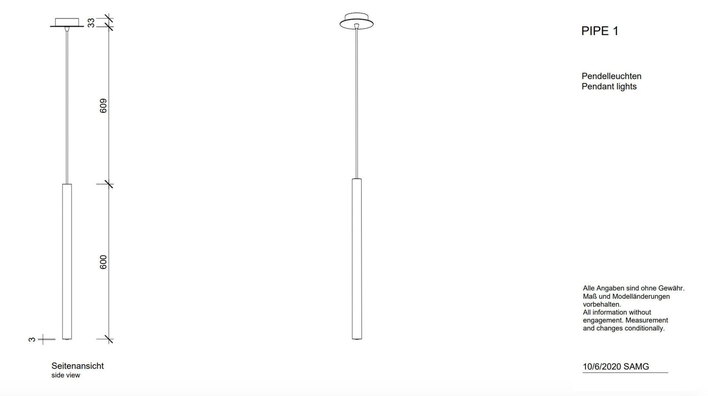 Rose Gold Pendant Light by Decor Walther - |VESIMI Design| Luxury Bathrooms and Home Decor