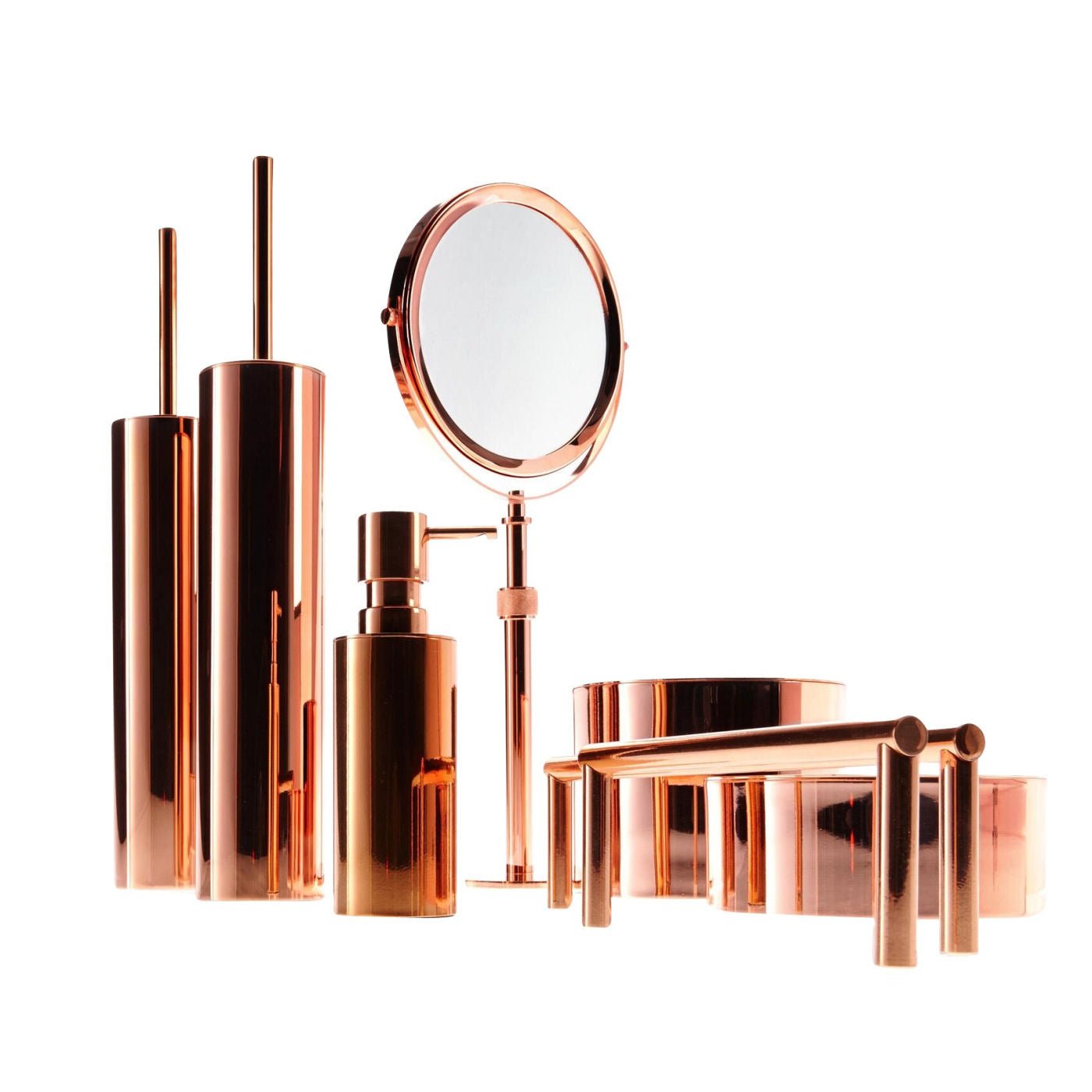 Rose Gold Soap Dispenser by Decor Walther - |VESIMI Design| Luxury Bathrooms and Home Decor