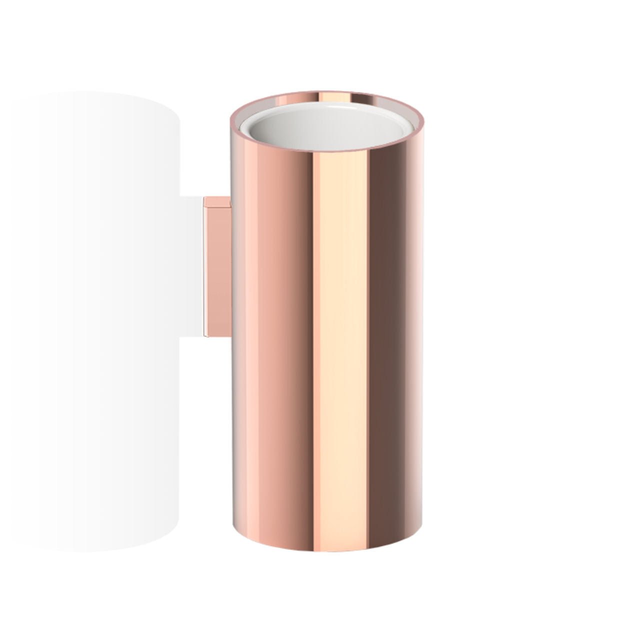 Rose Gold Wall Mounted Tumbler Holder by Decor Walther - |VESIMI Design| Luxury Bathrooms and Home Decor