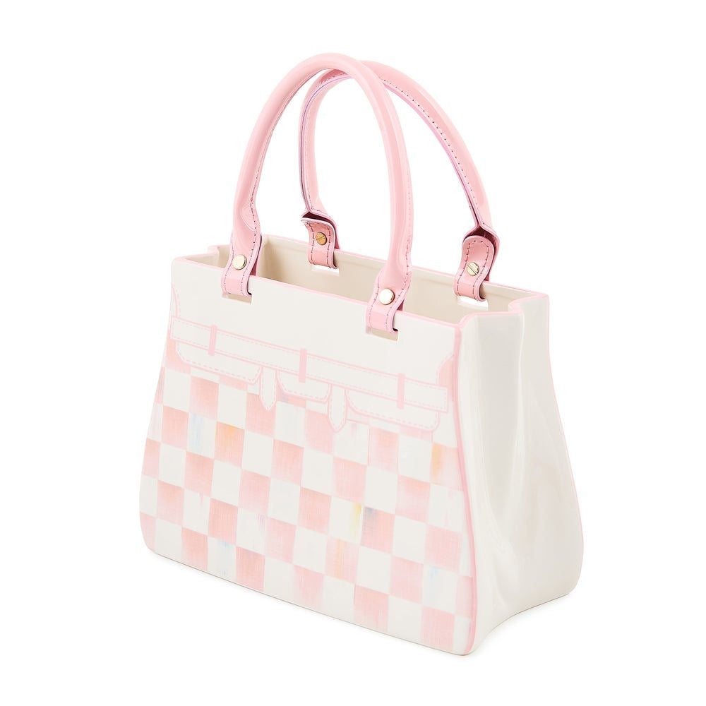 Váza na květiny Rosy Check Doodles od Mackenzie-Childs