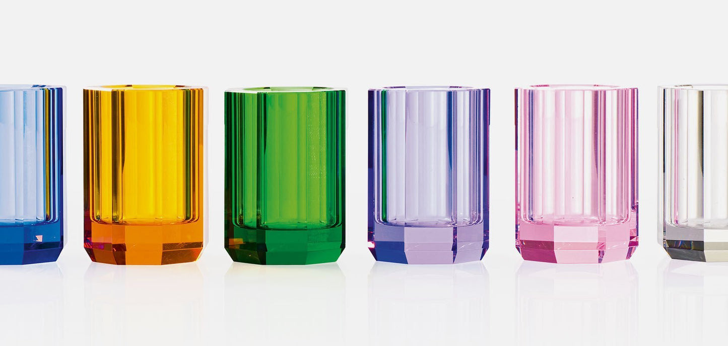 Shiny Gold Liquid Soap Glass Dispenser | Violet - |VESIMI Design| Luxury Bathrooms and Home Decor