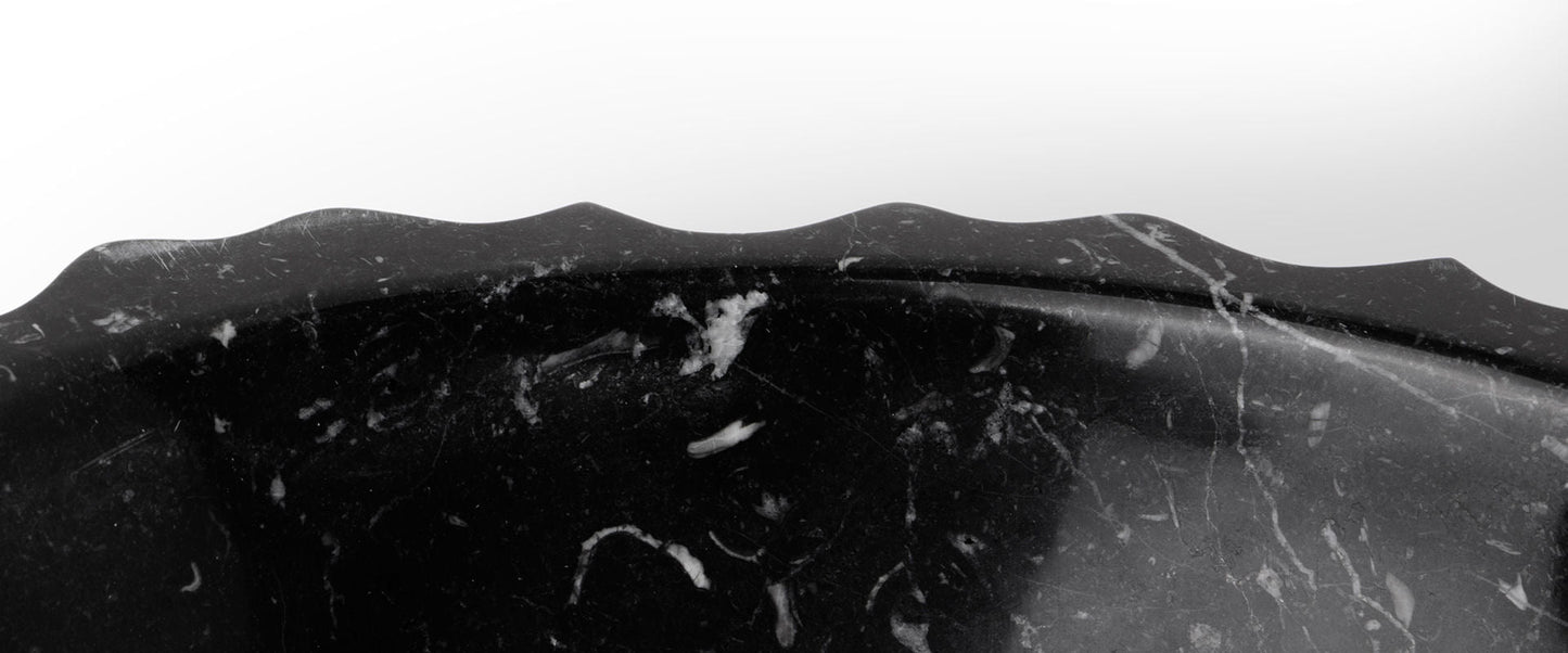 Symphony Black Marble Vessel Sink by Maison Valentina - |VESIMI Design| Luxury Bathrooms and Home Decor