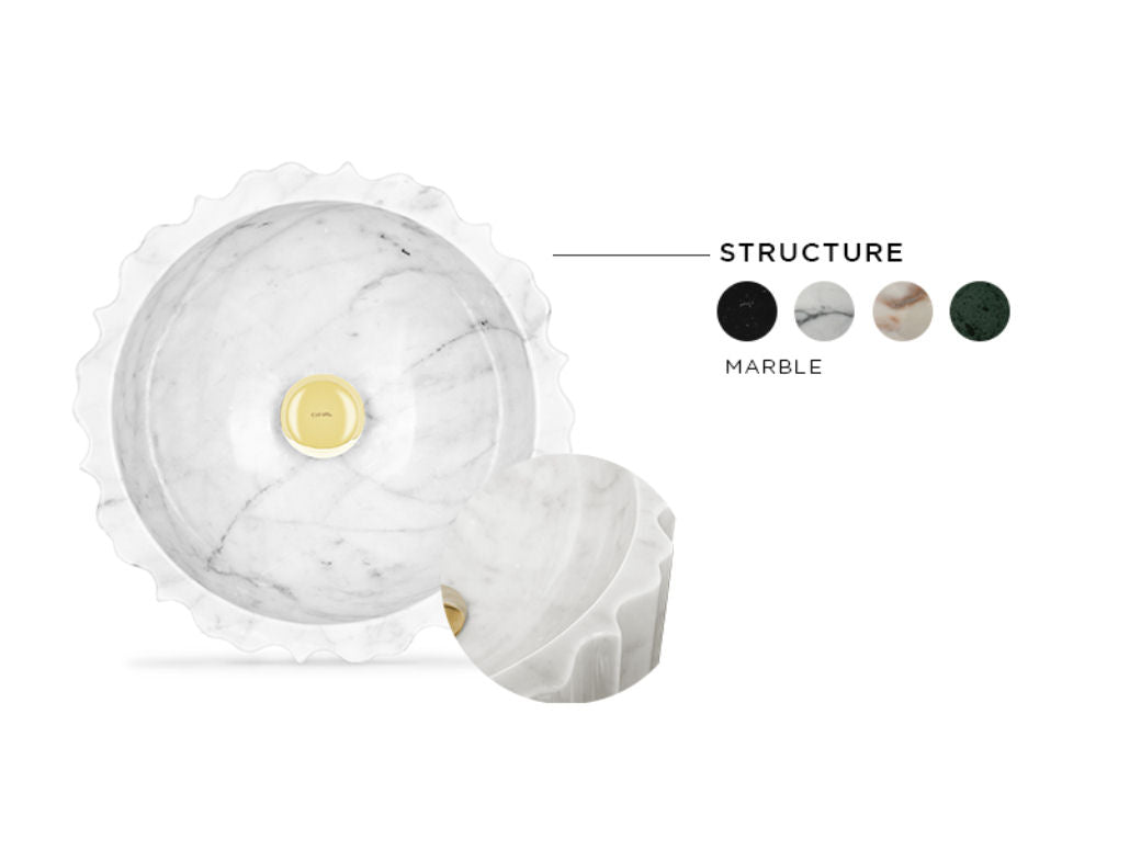 Symphony Black Marble Vessel Sink by Maison Valentina - |VESIMI Design| Luxury Bathrooms and Home Decor