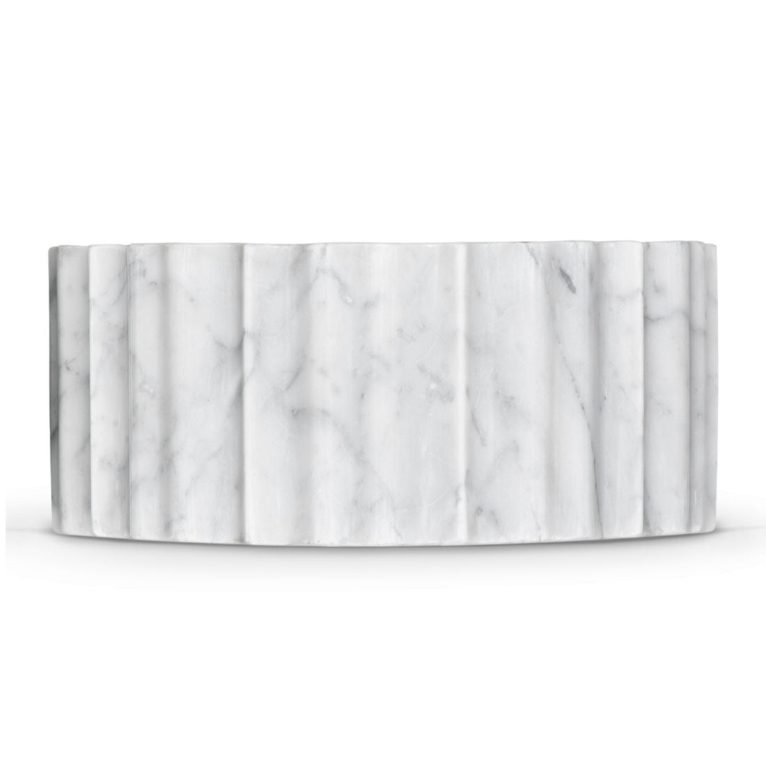 Symphony White Marble Vessel Sink by Maison Valentina - |VESIMI Design| Luxury Bathrooms and Home Decor
