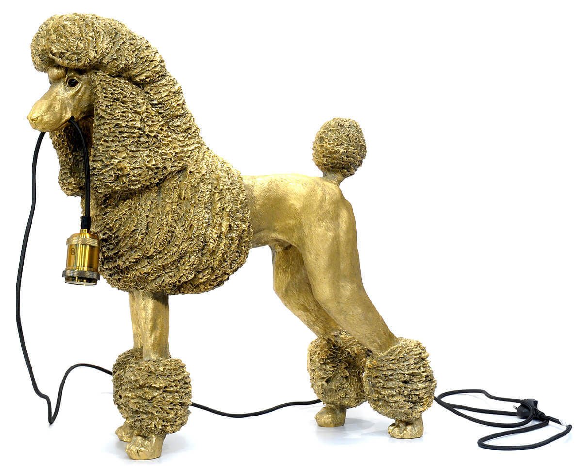 Table Lamp Poodle Elves, Gold - |VESIMI Design| Luxury Bathrooms and Home Decor