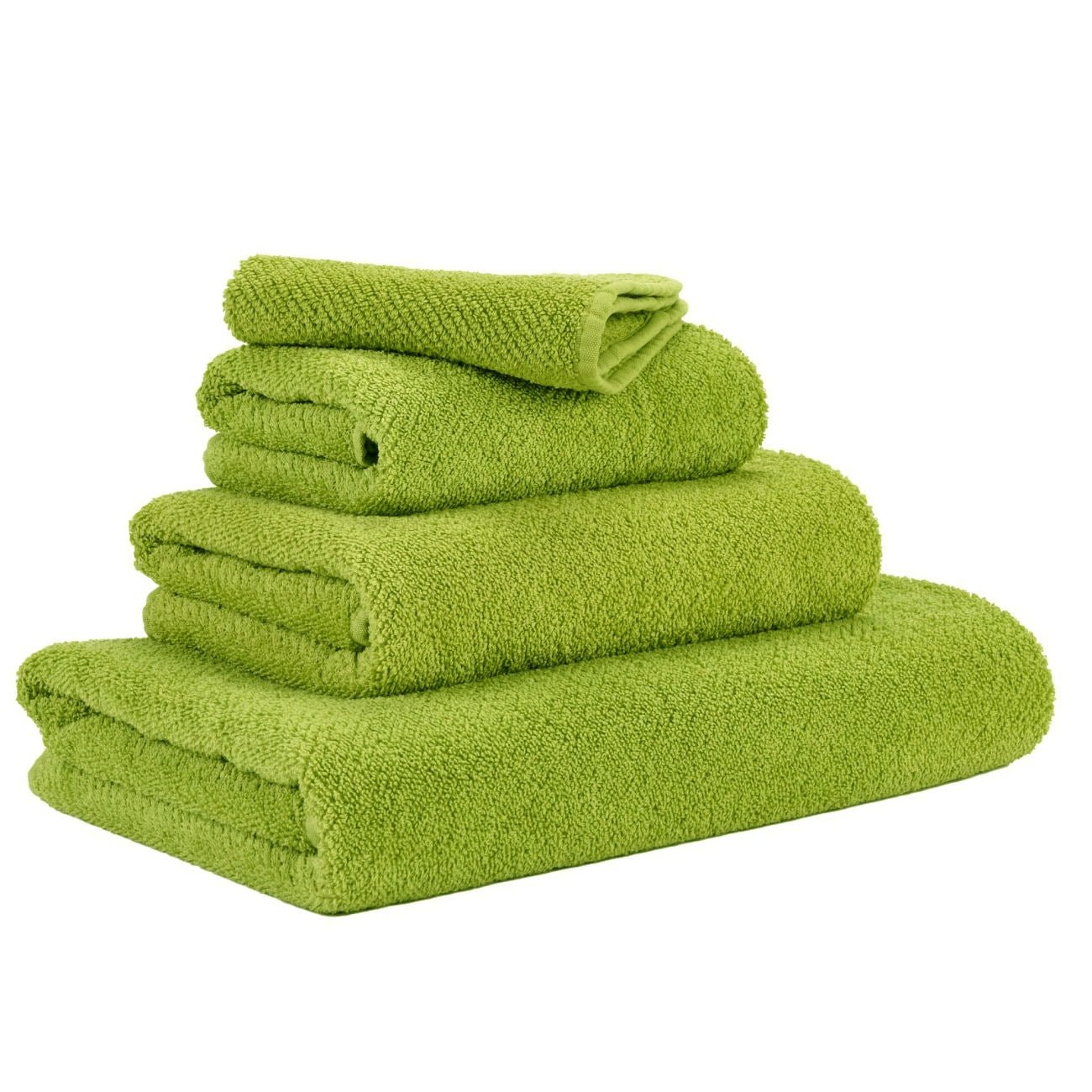 TWILL Luxury Green Soft Egyptian Cotton Towels | 165 Apple Green - |VESIMI Design|