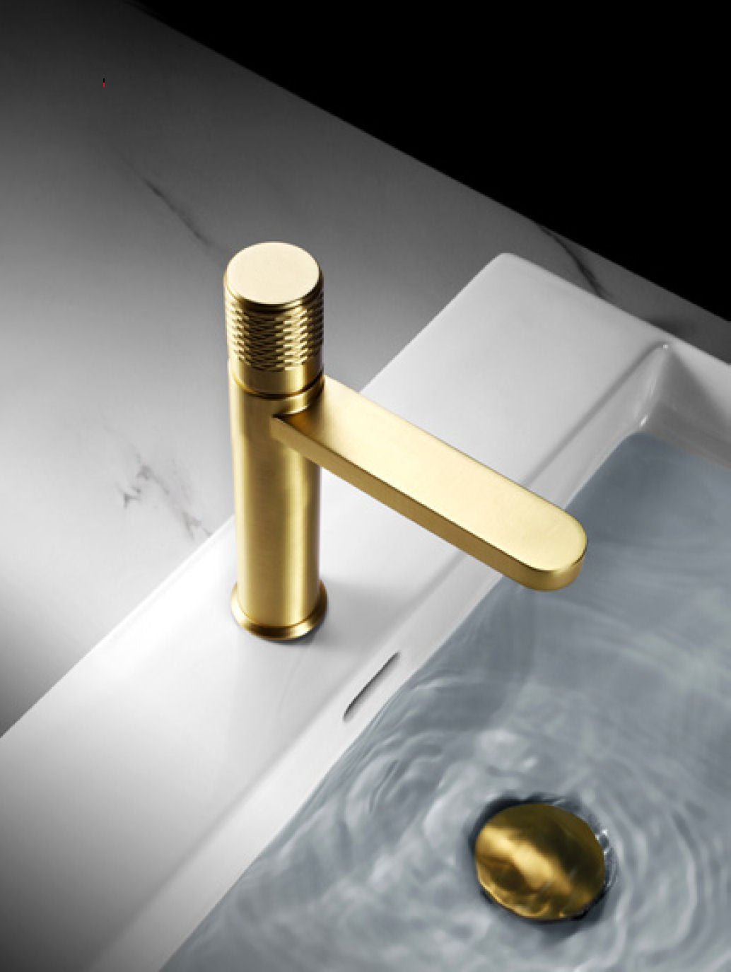 Opera Satin Gold designové vododní baterie Zlaté matné
