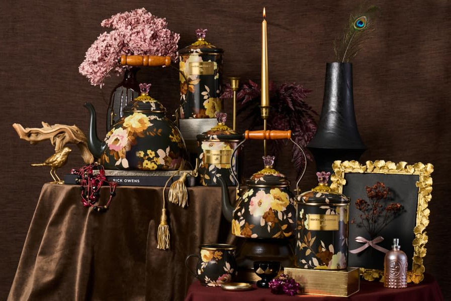 Mini podnos Wild Rose Brown od MacKenzie-Childs