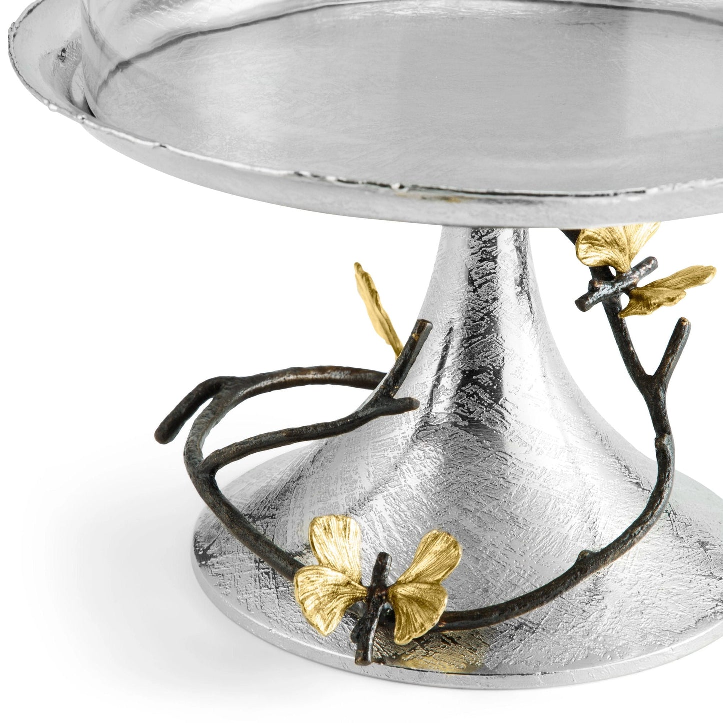 Butterfly Ginkgo Pastry Dish with Dome by Michael Aram - |VESIMI Design| Luxury Bathrooms and Home Decor
