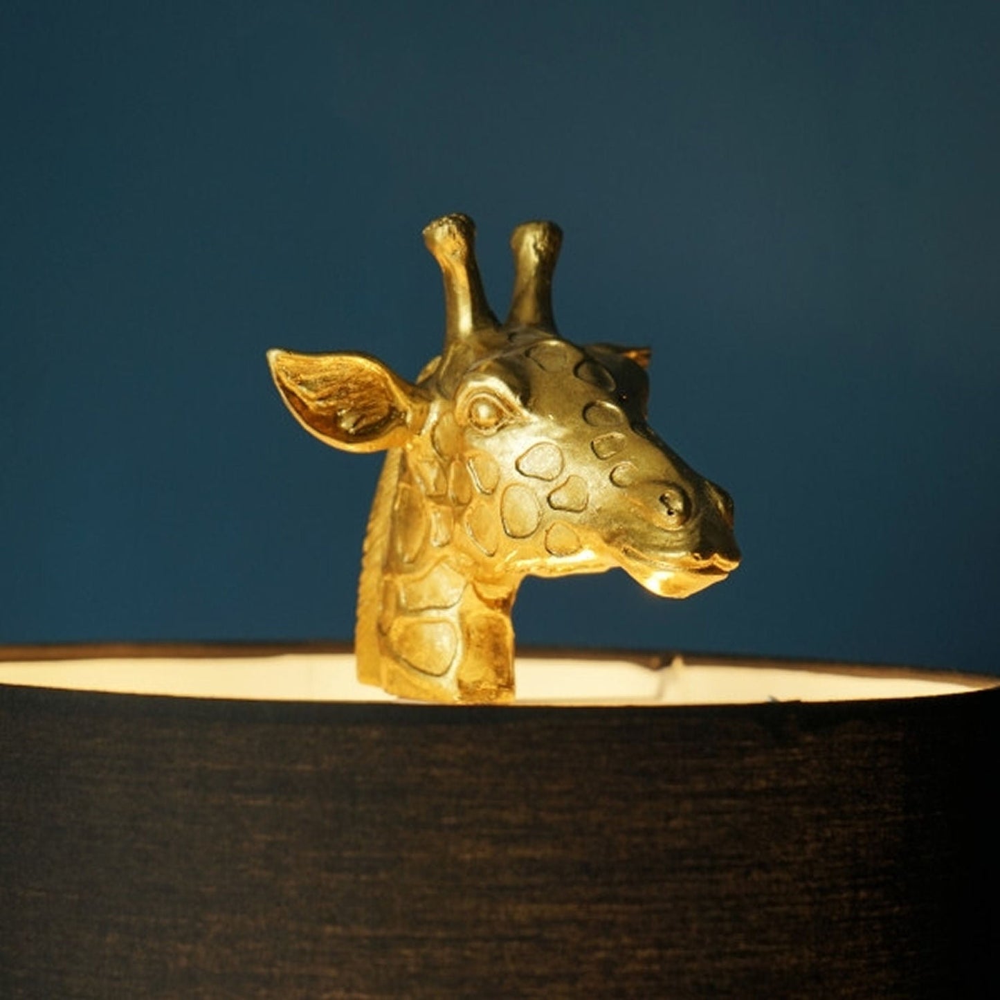 Design Table Lamp Giraffe Lucie in Black and Gold - |VESIMI Design| Luxury Bathrooms and Home Decor