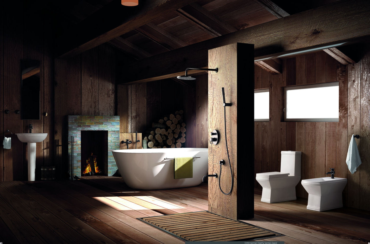 Mosazný dvojitý držák na ručník Double | olejem gumovaný bronz