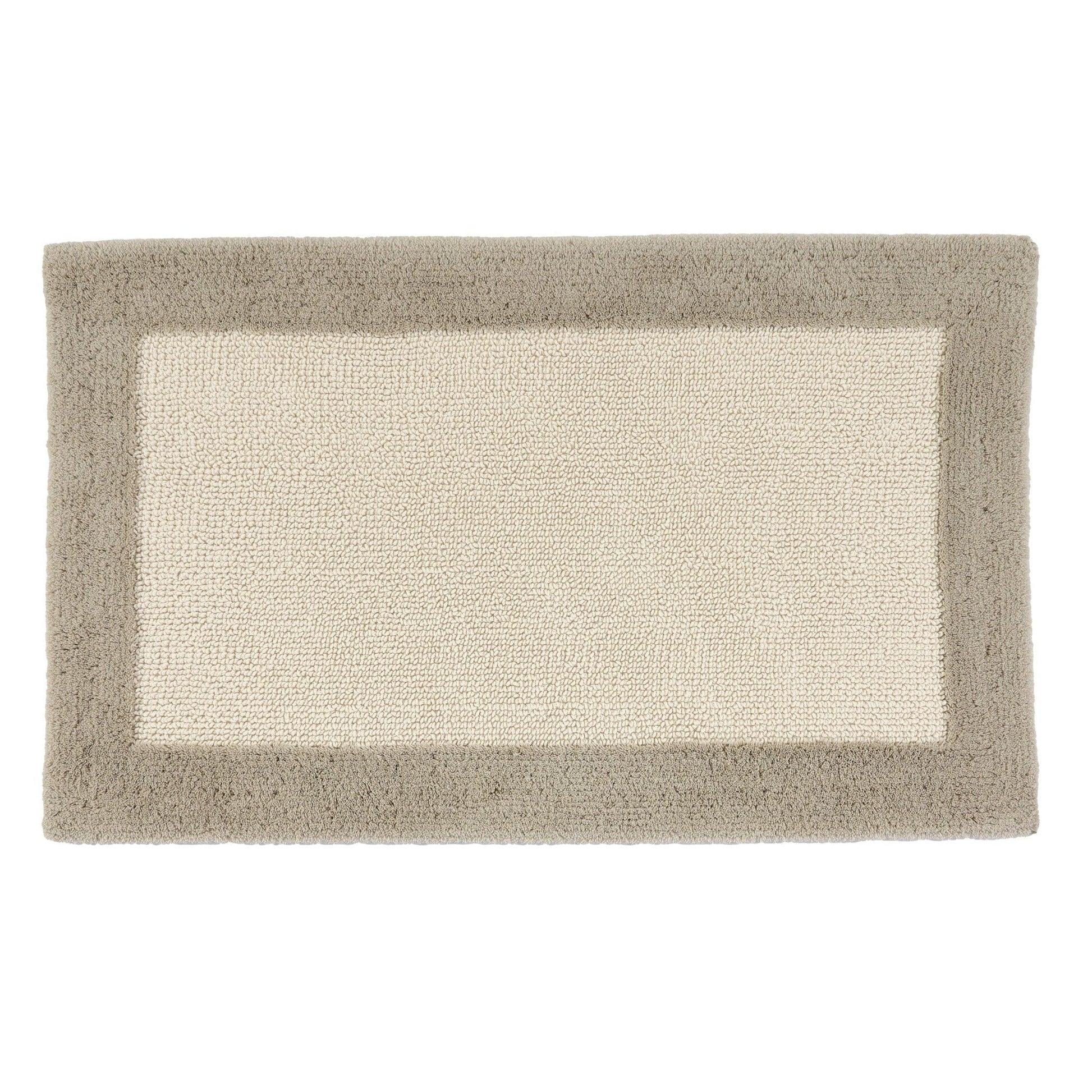 Egyptian Cotton Linen Beige Bath Rug ORIGINE by Abyss & Habidecor - |VESIMI Design| Luxury Bathrooms and Home Decor