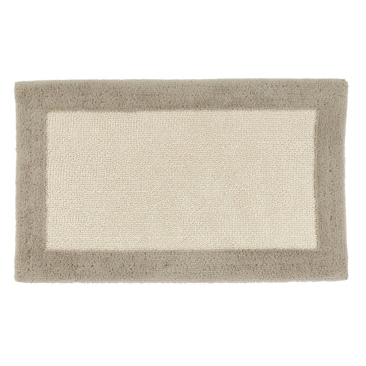 Egyptian Cotton Linen Beige Bath Rug ORIGINE by Abyss & Habidecor - |VESIMI Design| Luxury Bathrooms and Home Decor