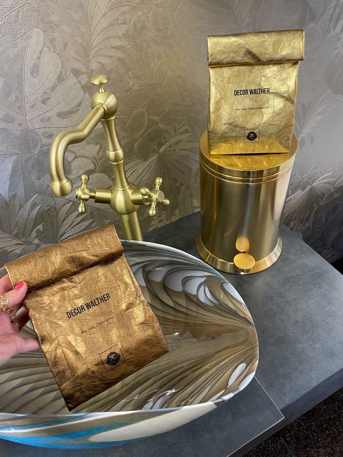 Fine Soap in a Gift Bag - Wild Grass - |VESIMI Design| Luxury Bathrooms and Home Decor