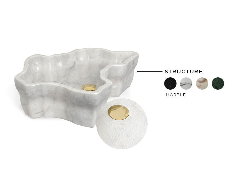 Luxury Eden Stone Vessel Sink by Maison Valentina - |VESIMI Design|