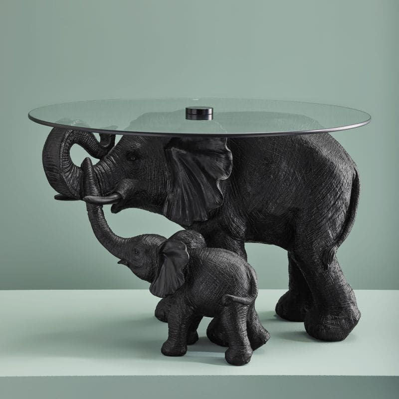 Mali & Kisha Design Black Accent Table - |VESIMI Design| Luxury Bathrooms and Home Decor